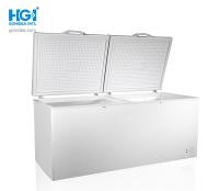 Porte de pliage de Gonidea R134a PCM électrique de congélateur profond de coffre de 818 litres blanc