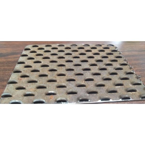 Acero suave de malla de alambre perforada de trabajo pesado