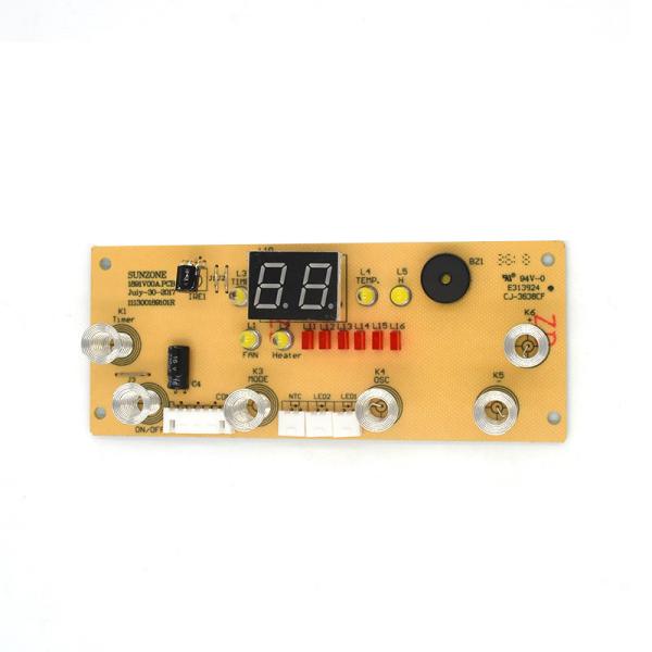 Single Sided Copper Electronics Assembly Services Pcb Board 4mm For Cold Air Fan