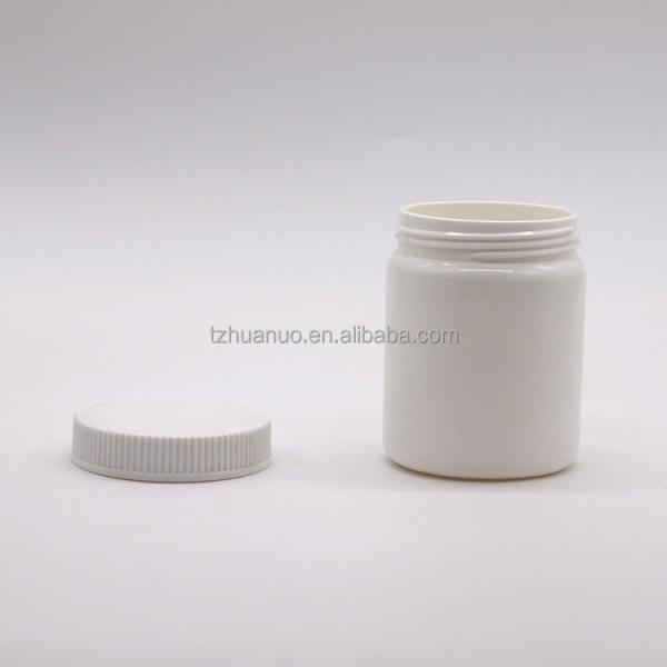 Botella de boca ancha de PE de 105 ml para el canal de distribución de la crema y el polvo medicinal