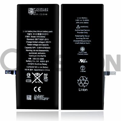 Baterias de íon de lítio de longa duração para iPhone 8 5.5 X 2.7 X 0.2 polegadas