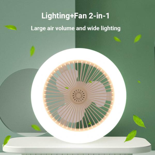 20w Ceiling Fan Light with Silent Design and Remote Control Working Lifetime Hour 30000