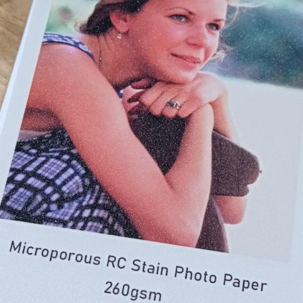 Премиум водонепроницаемая цифровая чернила 260gsm чернила RC сатин фотобумага рулон для чернила принтер