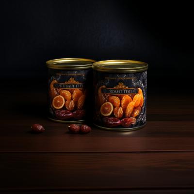 Custom Tin Food Can 0.15-0.25mm Thickness for Food Beverage