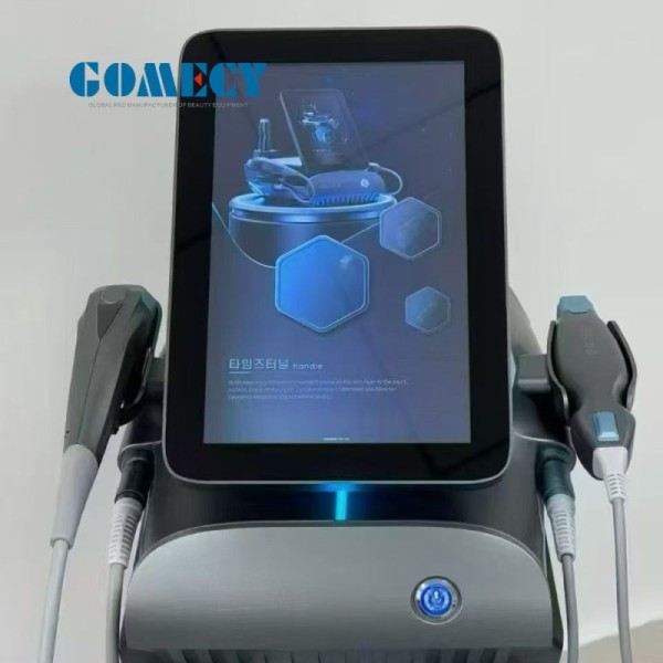 Triple Handle 50D Ultrasonic HIFU Beauty Machine Face Lift Firming Skin Tightening Body Shaping Wrinkle Remover
