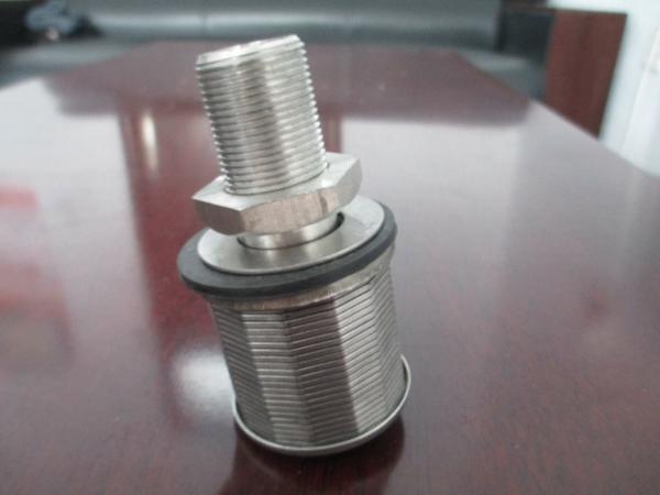 single tube type valve bounet, Quickly install water filter top and bottom nozzle, johnson screen nozzle