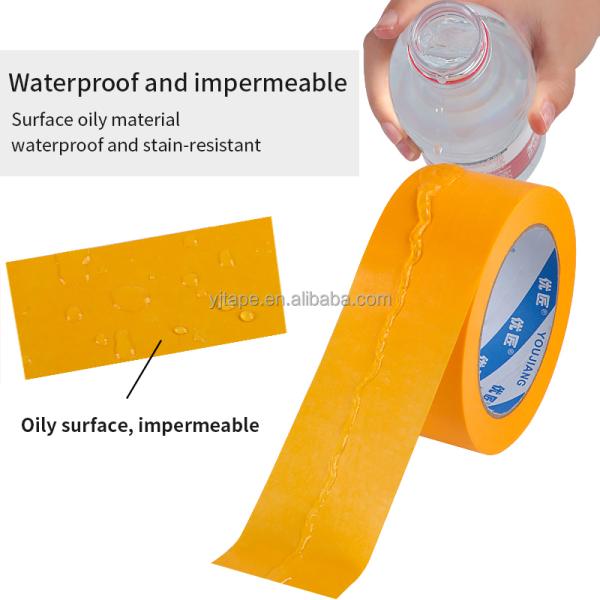 Automotive Masking Crepe Washi Paper Tape for Sharp Line Painting No Residue and Easy