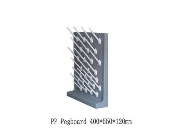 Single Faced PP Pegboard / Acid And Alkali Resistant Pegboard / PP Pegboard Supplier