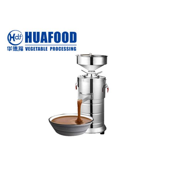 SUS Automatic Food Processing Machines 100mm Bean Sesame Peanut Butter Maker
