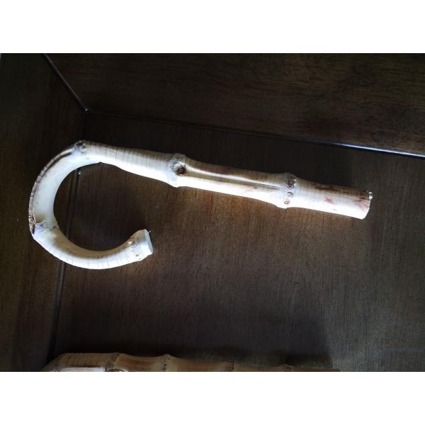 Bamboo wooden Handmade bag Handle with metal hardware