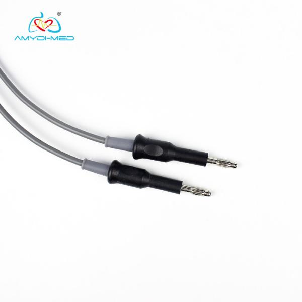3.00M Cable Autoclavable Bipolar Forceps Cable Usa 2Pin Plug 2 Banana