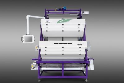 projeto da dupla camada do classificador da cor do chá do sistema de controlo de 1100 kg/h AI