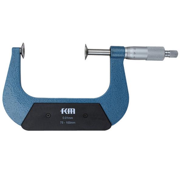 75-100mm Disk Micrometers for Precise Measurement of Disc-Shaped Workpieces in Industrial