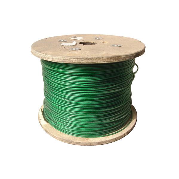 Cable en acier inoxydable recouvert de PVC recouvert de plastique 1 mm-10 mm de diamètre