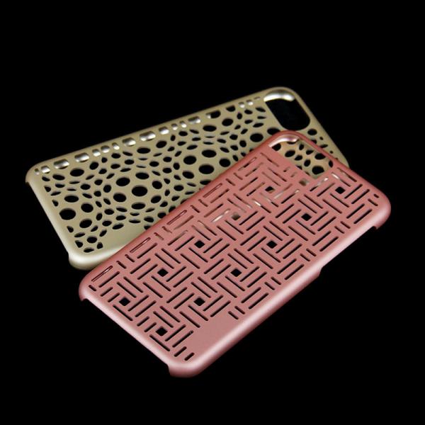 Hollow pattern Hard PC cooling phone cover luxurious Rose Gold Case Cover For Iphone 7