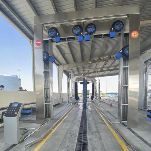 Galvanized Metal Bus And Truck Washing Machine Automatic Height 4200mm