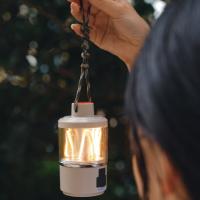 6-8 horas Portátil retro luces de campamento 3.7v 30w Ultra larga duración de la batería Iluminación exterior