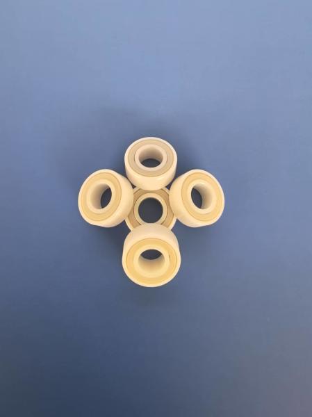 Double Shielded Ceramic Ball Bearings Made Of ZrO2 Zirconia / Si3N4 Silicon Nitride / SSiC Silicon Carbide