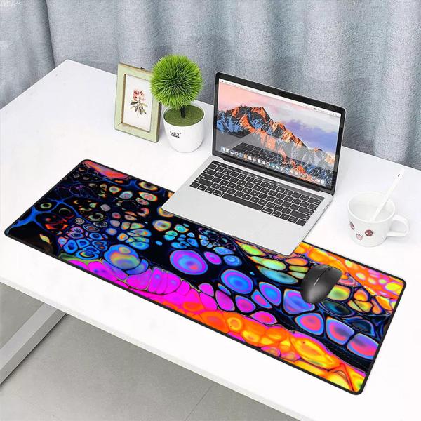 NO Wireless Charging Private Mold Colorful Custom Print Mouse Pads for Keyboard Desk Mats