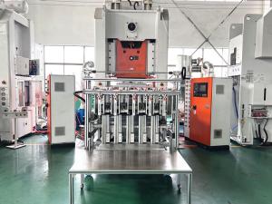 12000 Pcs / Hour Aluminium Foil Pan Making Machine For Disposable Food
