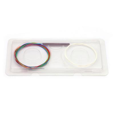 divisor de aço do PLC da fibra ótica do PVC G657A do único modo do tubo 1x4