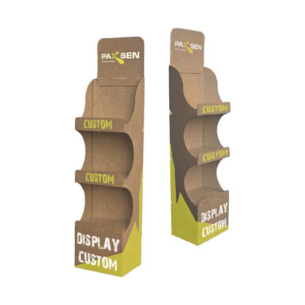 フロアディスプレイスタンド ギフト ホリデー紙棚 カスタム紙ディスプレイスタンド ディスプレイラック