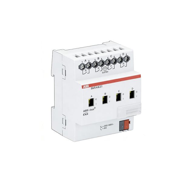 ABB Switch Actuator with Manual Control SA/S 4.6.2.1 6 A MDRC Building Control