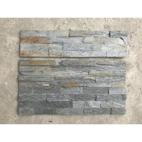 600x450mm Green Water Wave Quartzite Stone Veneer