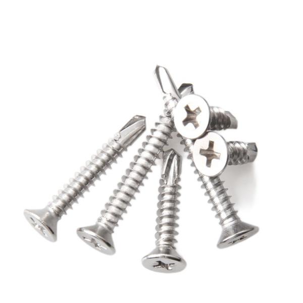 Customized Csk Model Self Drilling Screws in Stainless Steel for Metric 6mm Fastening