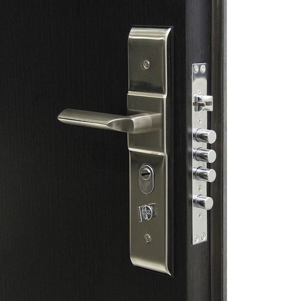 Finished Steel Entrance Door Manual House Anti Theft Front Door