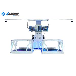 Estação do simulador VR da realidade virtual com luz personalizada e logotipo do diodo emissor de luz