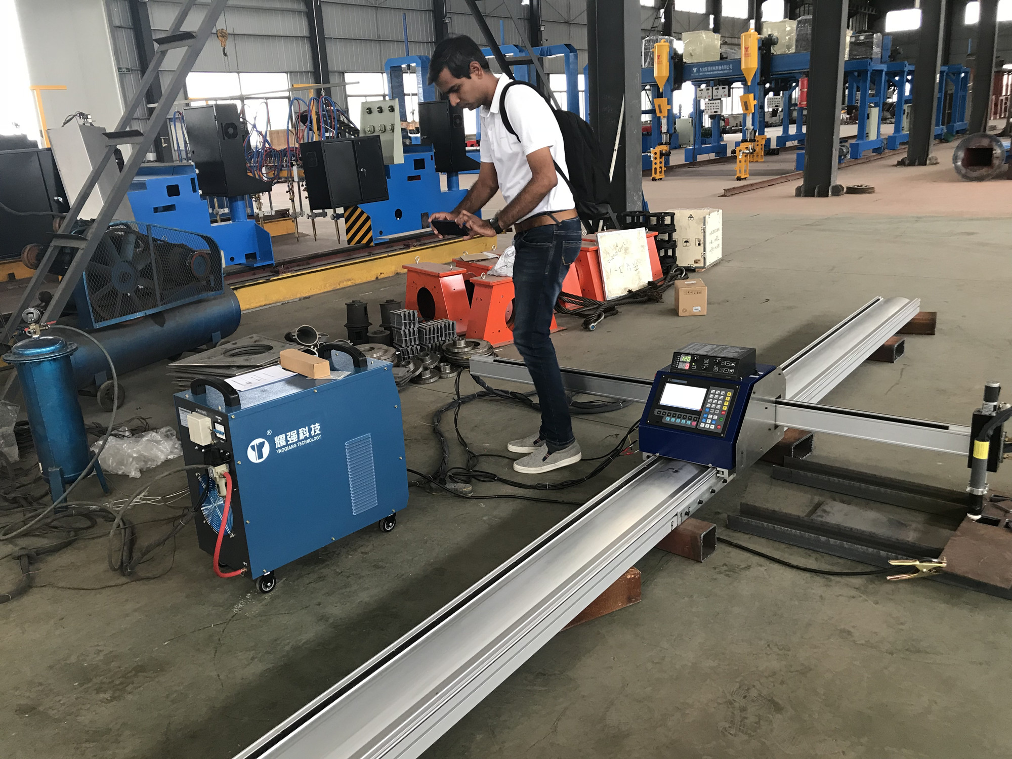 Портативная машина кислородной резки Semi автоматические 6-100mm плазмы CNC