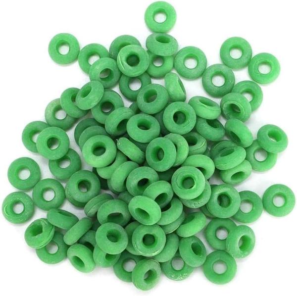 Latex Castration Rings Bands For Goat And Other Animal 100pcs Per Bag color green