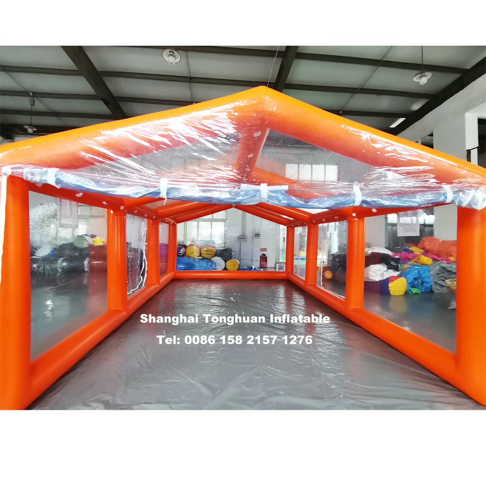 Outdoor Transparent Mobile Inflatable Car Booth Tent Cabin Car Cover Bubble Waterproof House Tent Car Cover
