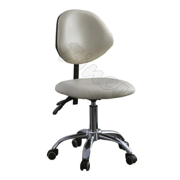 PU Leather Saddle Swivel Dental Chair With Armrest Dentist Stool Chair