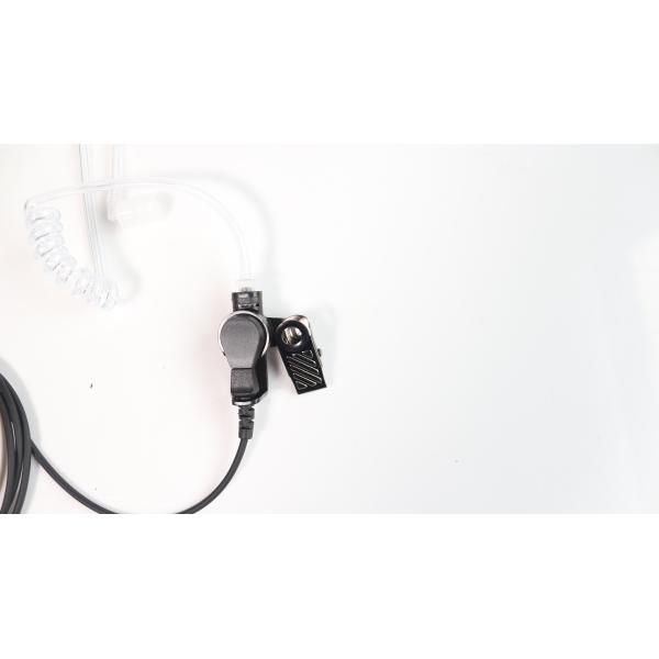 Black Microphone Noise Cancelling Earbuds for 3.5mm Connectors Walkie Talkie Headset