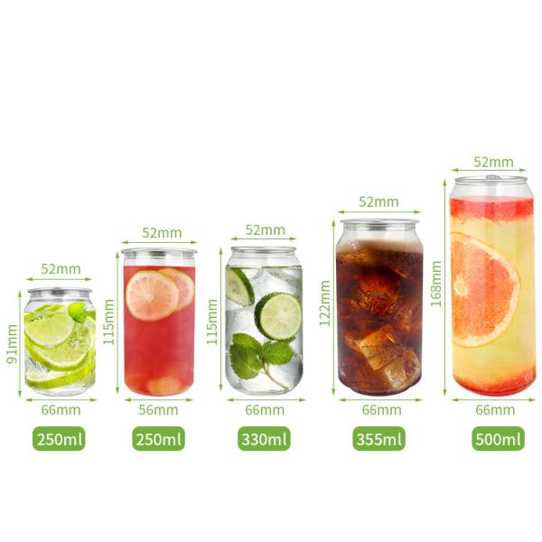 650 мл пищевой PET цилиндр экологически чистый прозрачный пластиковый банка для питьевой воды