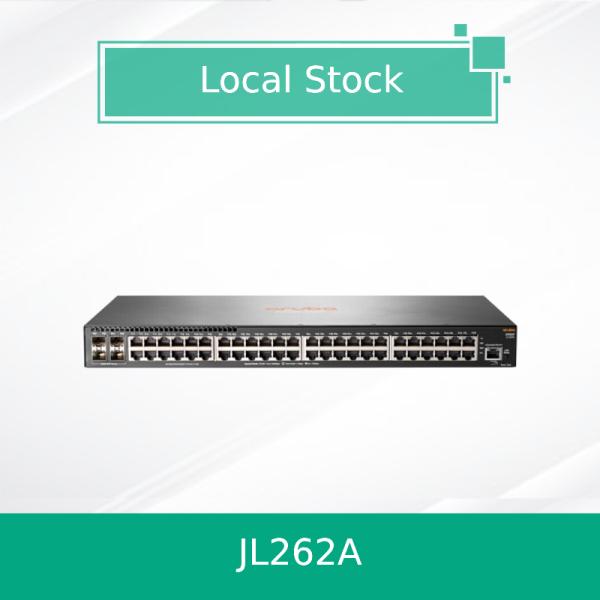 Switch Hpe Aruba Networking 2930f 48g Poe+ 4SFP 370W (JL262A) Nuevo y Original
