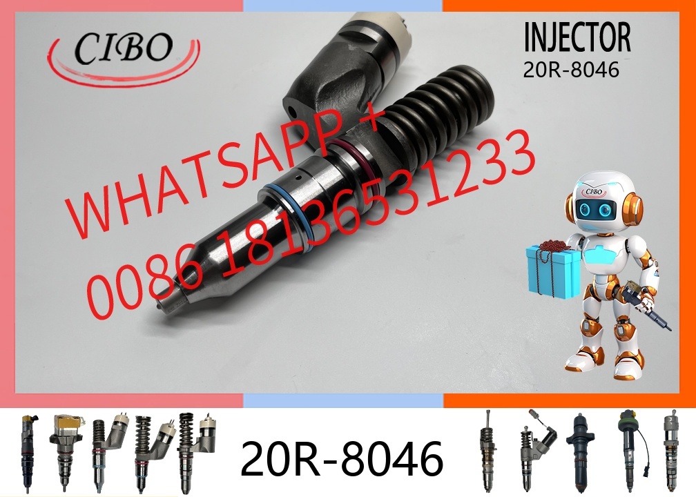 original 20R-8046 Diesel Fuel Injector Assembly for  C13 Engine DE450SGC DE450GC Generator EUI Injector Replacement for OEM 292-3666 249-0713 10R-3262 original new injector