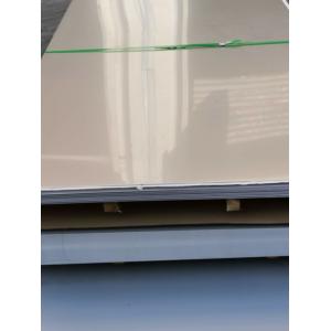 Couleur dorée personnalisée ASTM A240 SUS316L Finition à la brosse en acier inoxydable laminé à froid