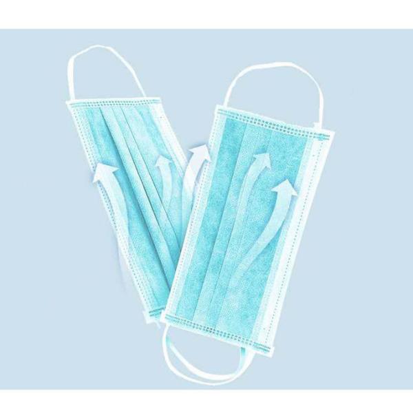 3 Layer Face Mask Medical Surgical Disposable Face Mask Blue And White