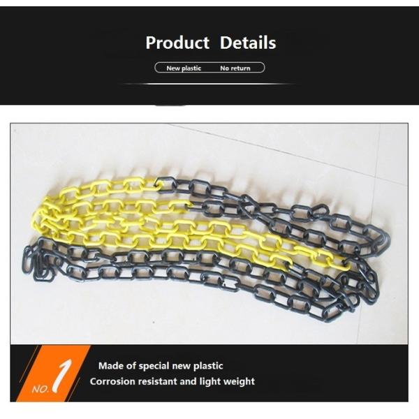 Желтый чёрный красный белый пластиковый дорожный конус предупреждение безопасности изоляция цепочка гостиницы изоляция пирс знак подвеска