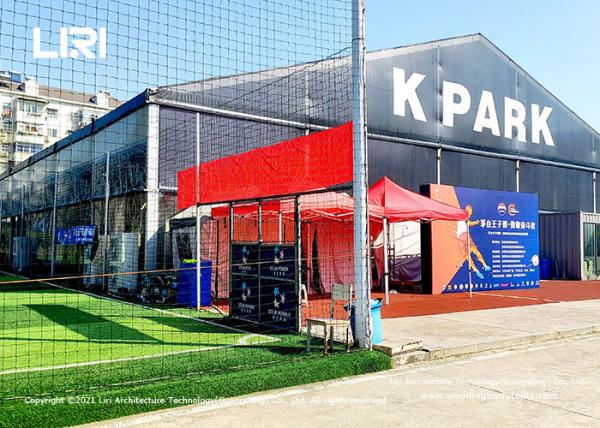 80m Clear Span Aluminum Pvc Tents For Sports Court Temporary Tructure