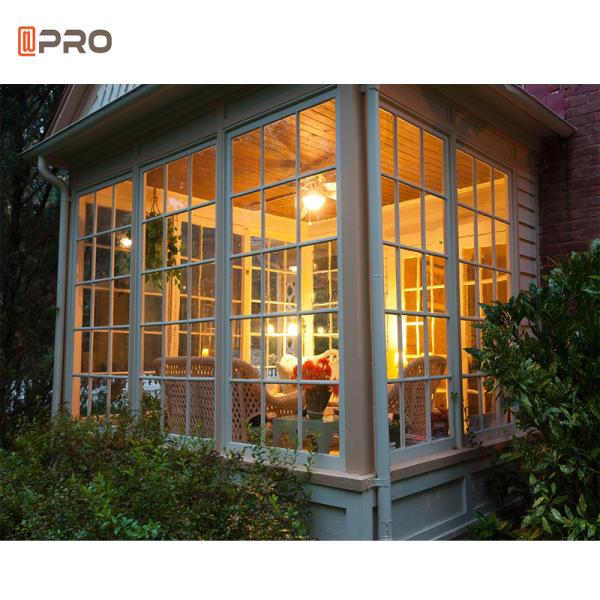 Conservatory Aluminium Glass Enclosure Retractable Sunroom Glass Houses