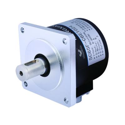 SC65F Flange Encoder External Diameter 65mm Shaft 15mm With 5 * 5mm Keyway Radial Socket