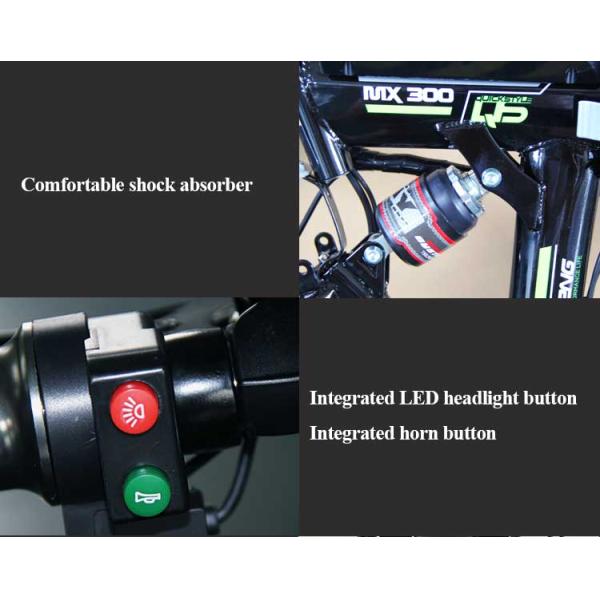 White 26 Inch Folding Electric Bike 350W 48V 10AH 35 Km/H Max Speed