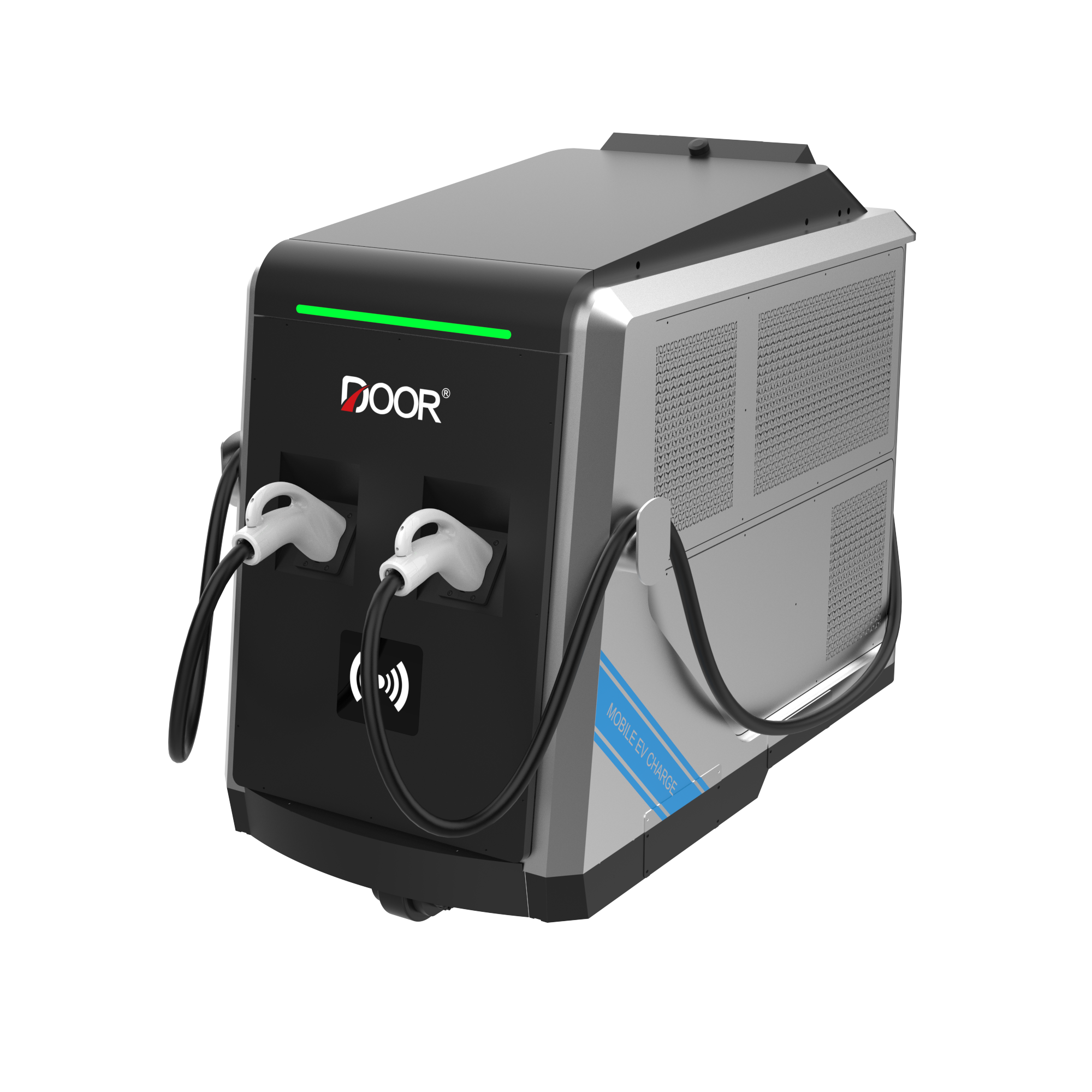 80KW Mobile EV Charging Station CCS1 / CCS2 Mobile DC Fast Charger