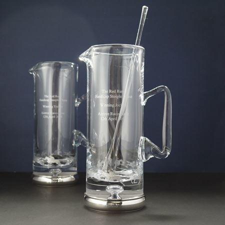 Factory Custom 1L Water Drinking Bottle Glass Transparent Water Jug Pitcher