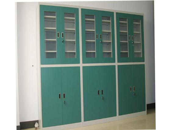 Anti Rust Lab Storage Cabinet 16 Mm Thick Double Sided Panels CE Approved