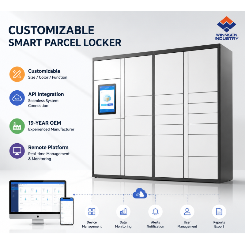 Modular Smart Parcel Locker with Multi Payment Options for Quick ROI in Last Mile Logistics